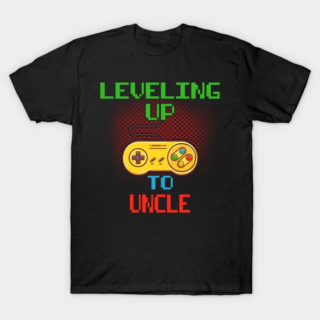 Promoted To Uncle T-Shirt Unlocked Gamer Leveling Up T-Shirt by wcfrance4